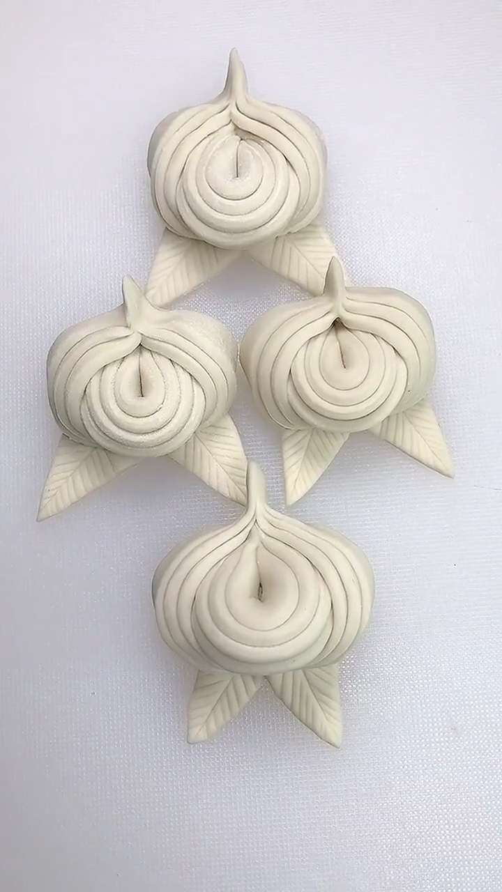 创意小花卷做法