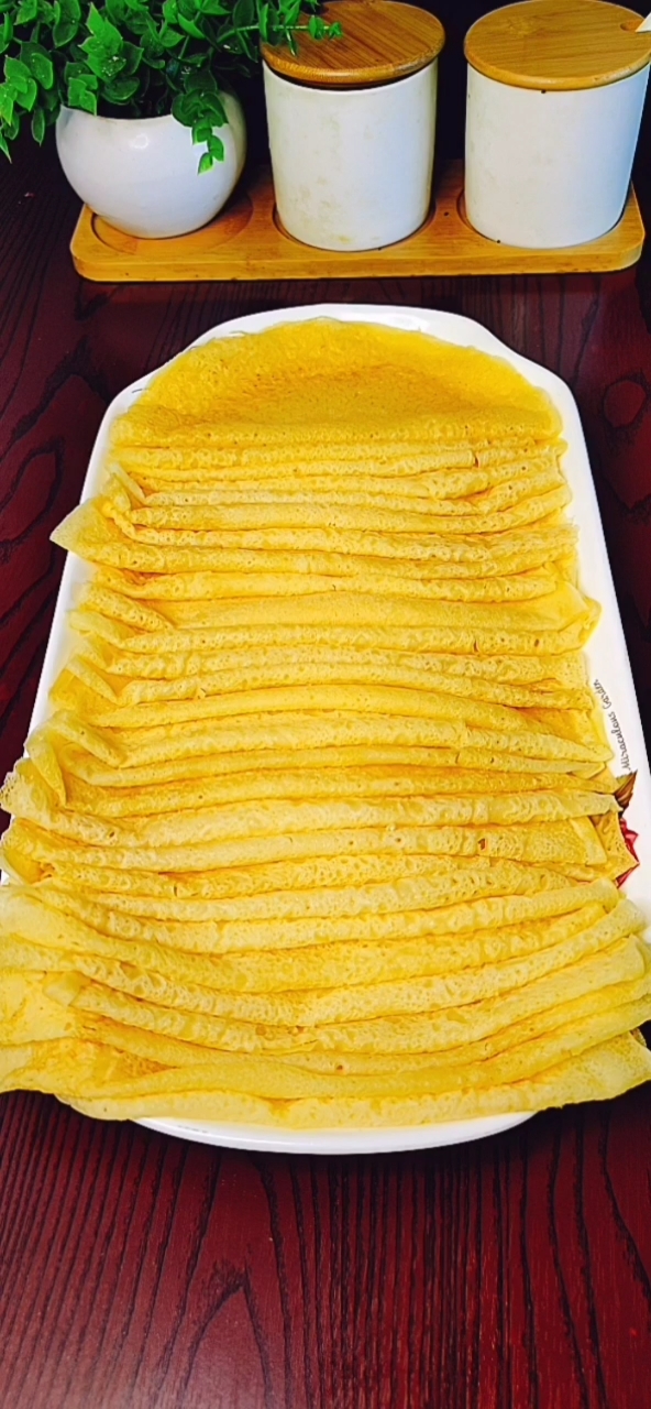 玉米面煎饼又薄又软又筋道