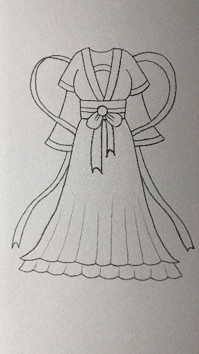 画仙气飘飘的古风裙装