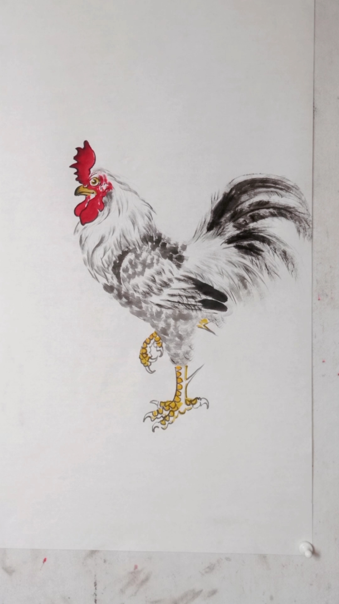 写意国画,绘画技法和画鸡技巧