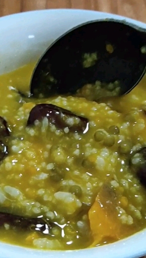 #家乡特色美食#南瓜小米绿豆红枣红薯粥