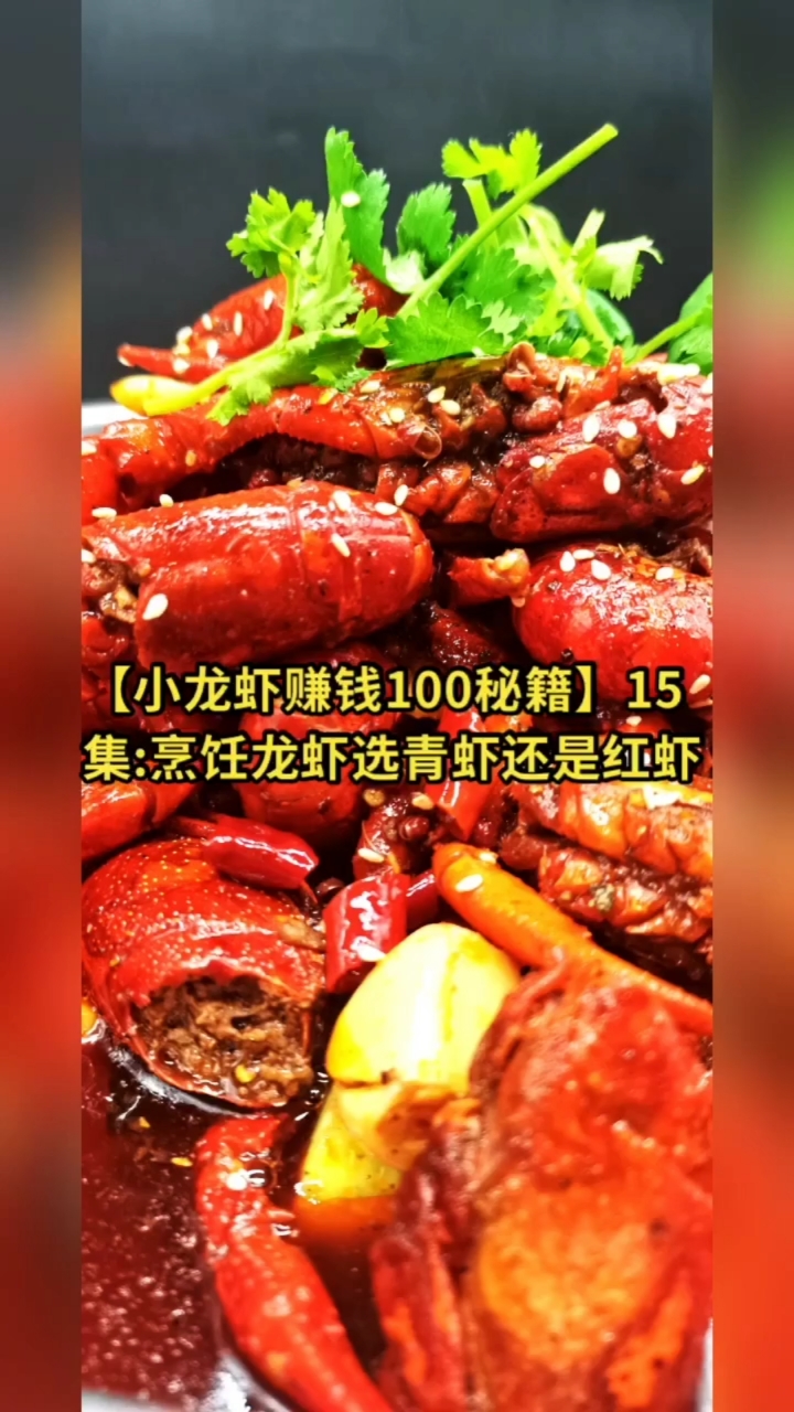 #小龙虾#第15集:烹饪龙虾选青虾还是红虾【小龙虾赚钱100秘籍】