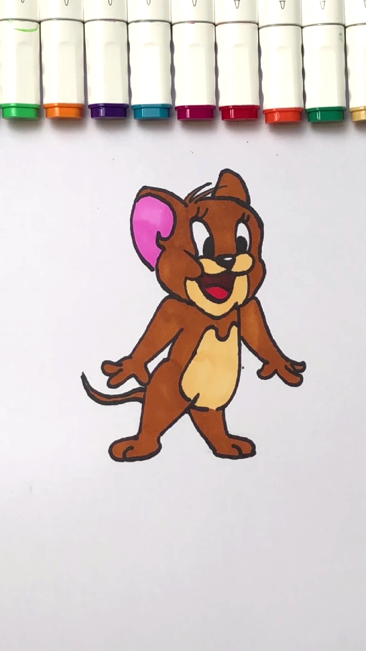 #儿童简笔画#猫和老鼠你是喜欢猫还是老鼠?