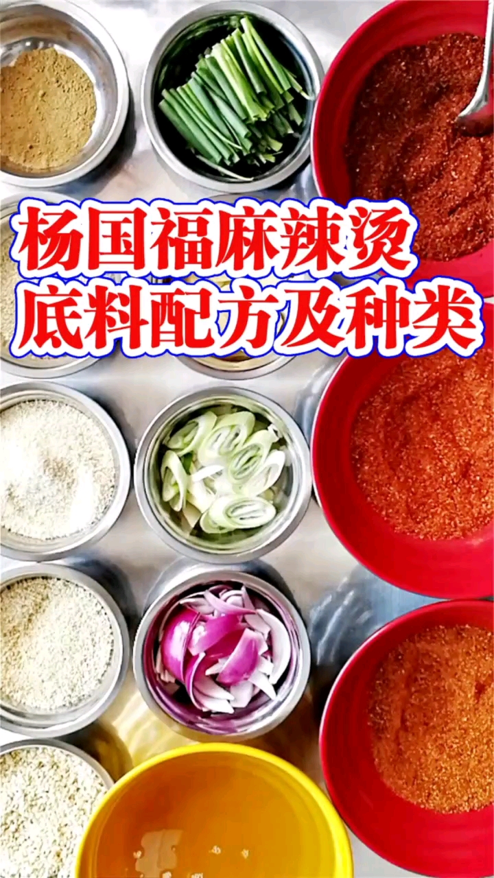 #深夜放毒#杨国福麻辣烫底料配方及种类,杨国福麻辣烫的做法,杨国福麻辣烫配方