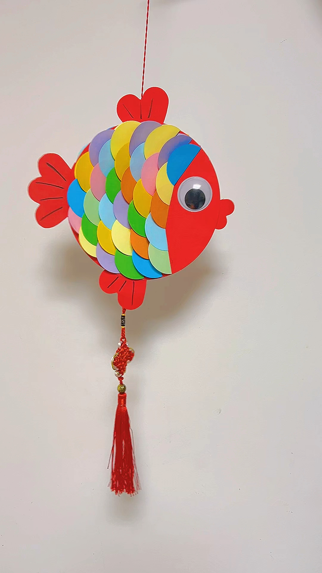 幼儿园手工新年年年有余幼儿园手工