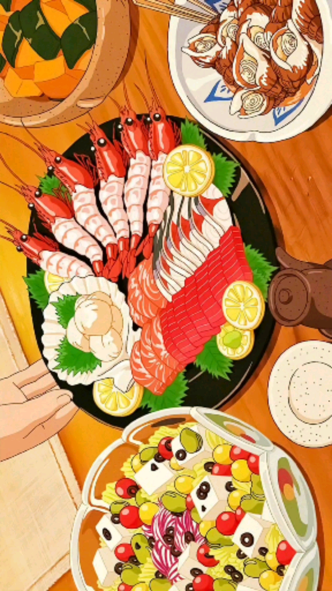 二次元#动漫里的美食