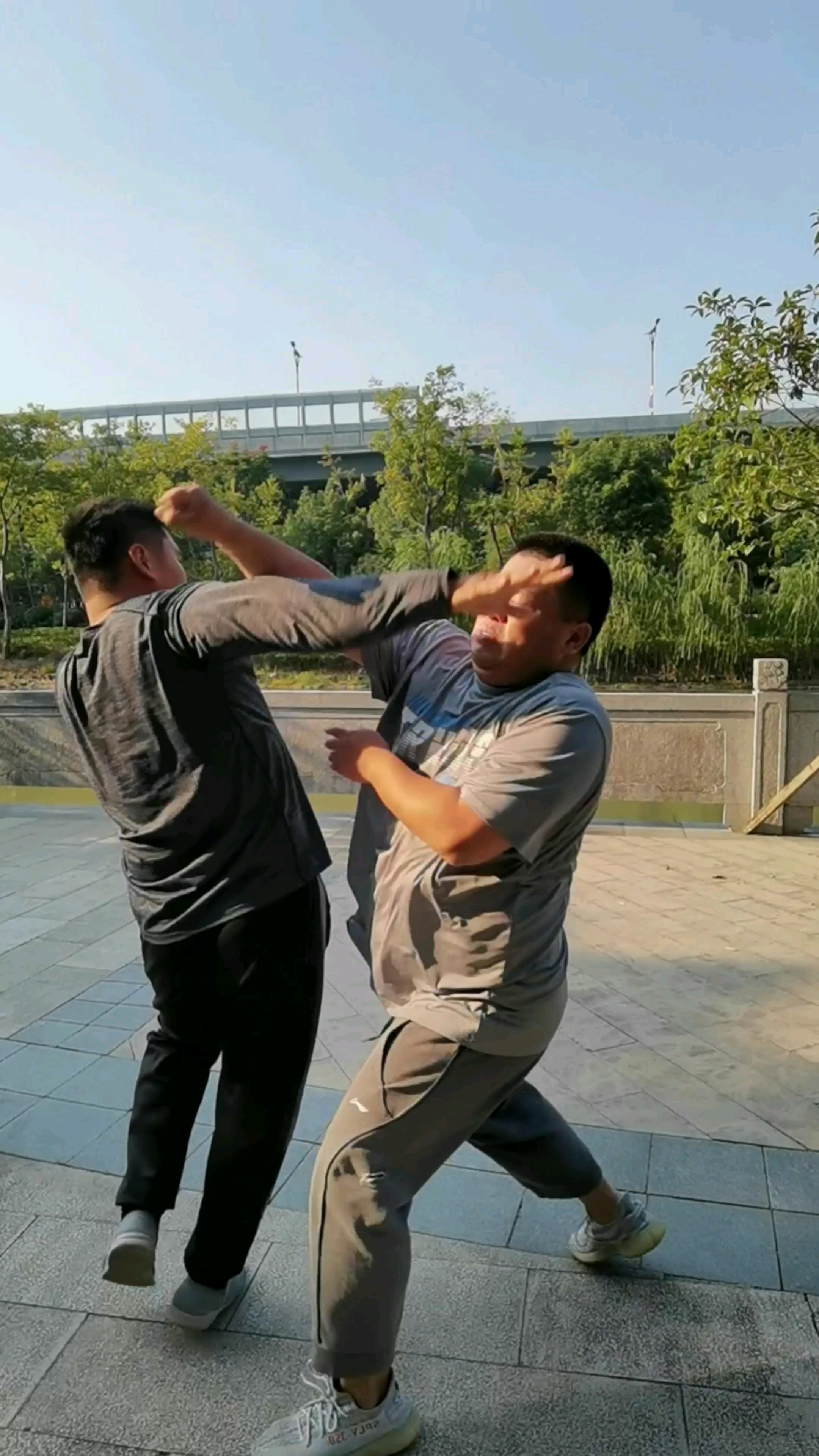 形意拳#徒弟们每天的散手训练,原称撕扒,还原古传形意拳实战训练!