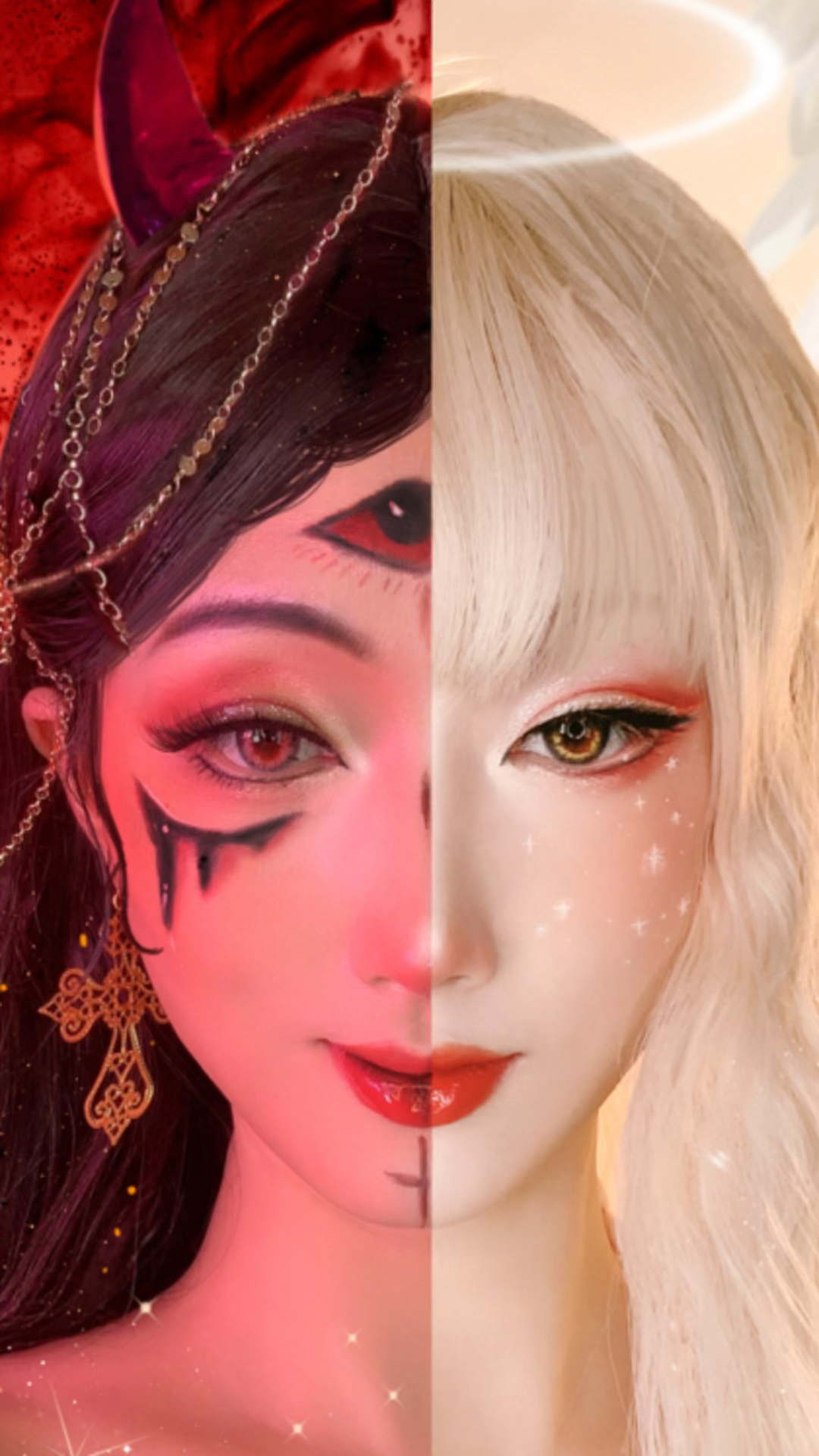 仿妆#天使和恶魔,你选哪个?