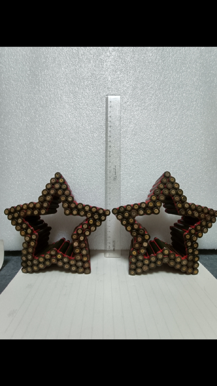 弹壳工艺弹壳五角星摆件