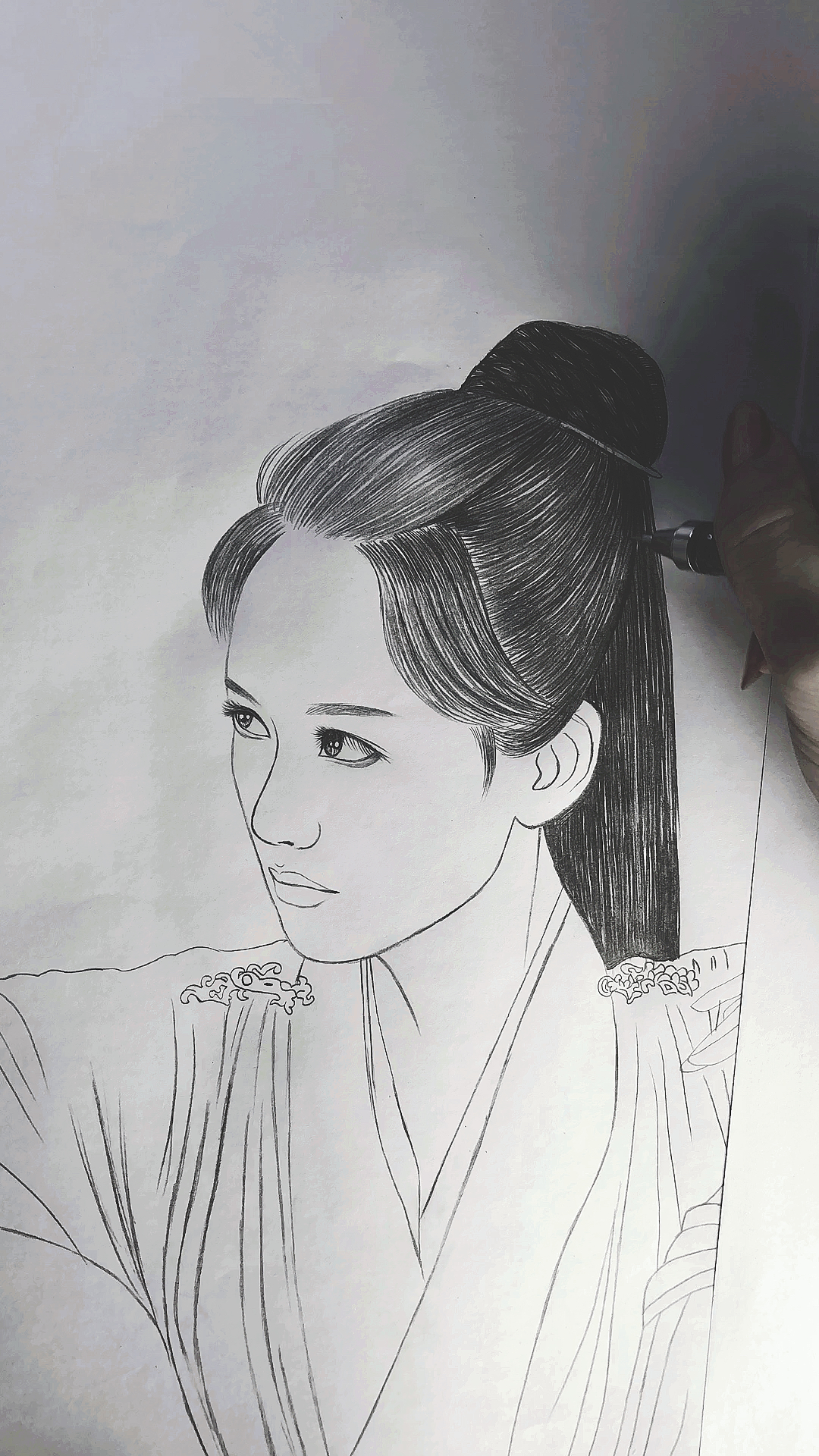 琉璃#璇玑#袁冰妍#画画#手绘#线稿#我要上热