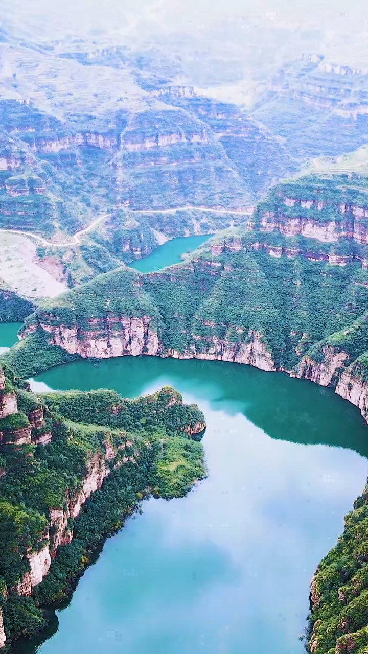 马家岩水库一幅藏在深山里的山水画