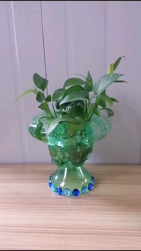 雪碧瓶做花盆制作方法图片