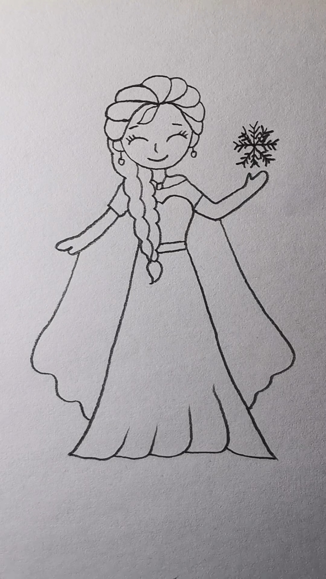 冰雪女王艾莎小公主.