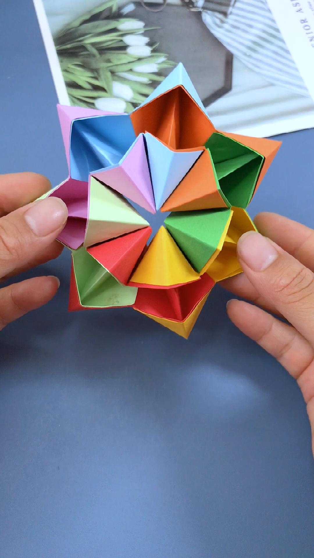 折纸教程简单又好玩的无线翻翻乐
