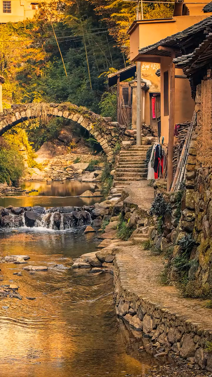 乡愁#他日若闲,小桥流水人家,邀你归隐田园.