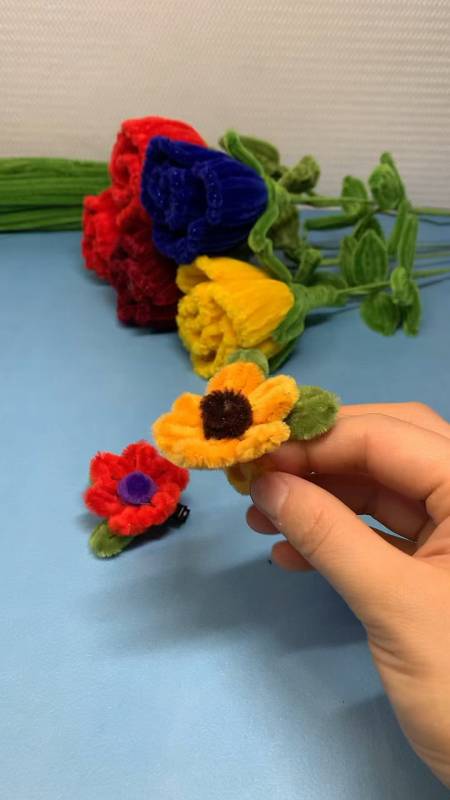 扭扭棒仿绒花#扭扭棒绒花戒指教程-度小视