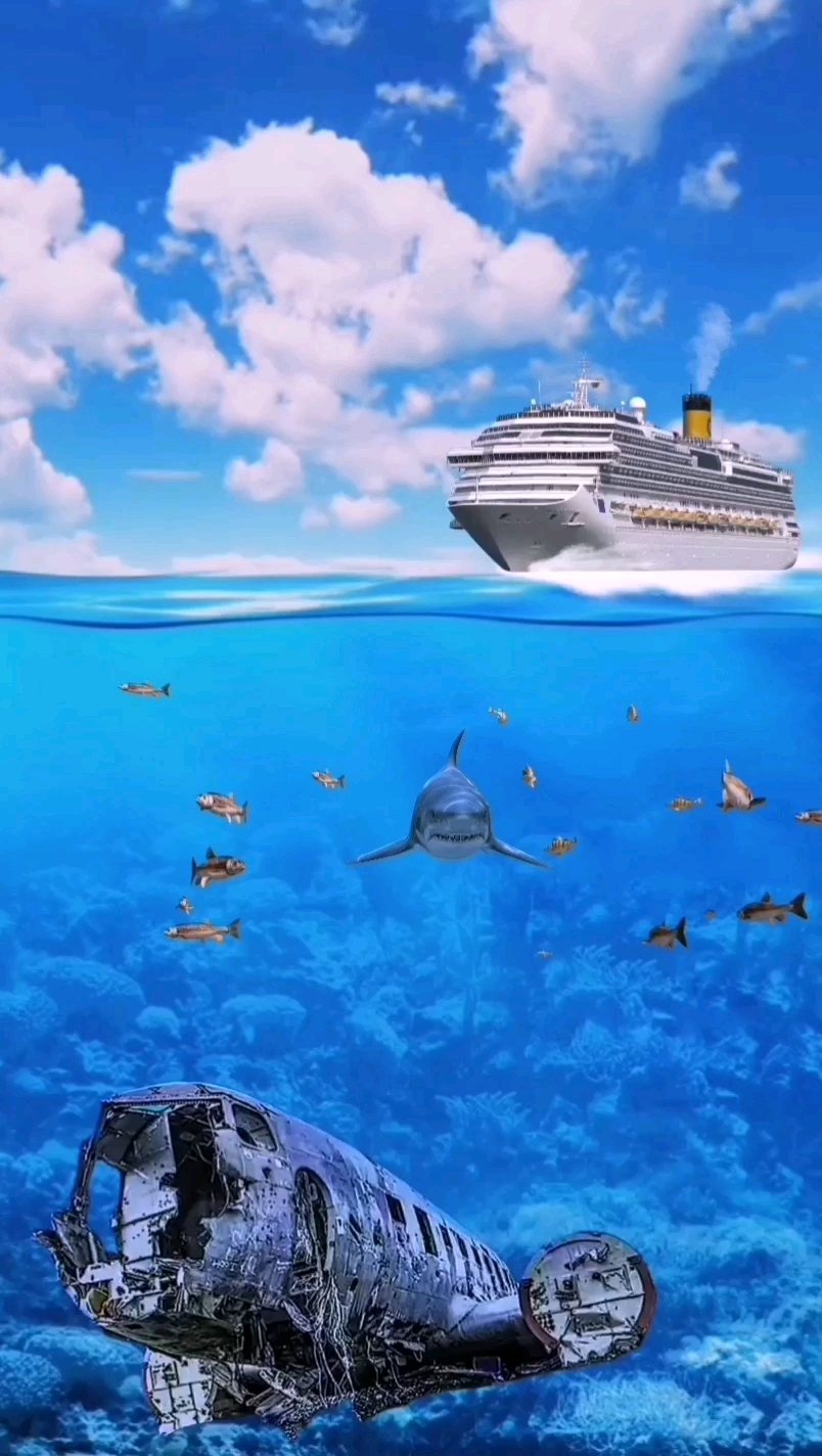 萤火打卡海底4000米深处躺着一飞机残骸这架飞机沉寂多年到底经历了