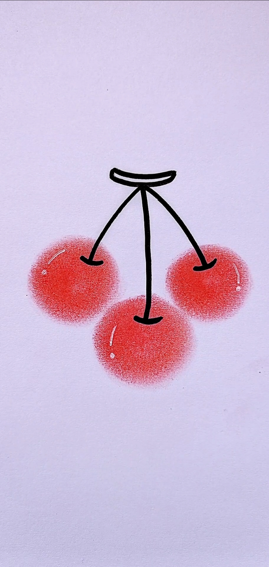 这样画樱桃秒会