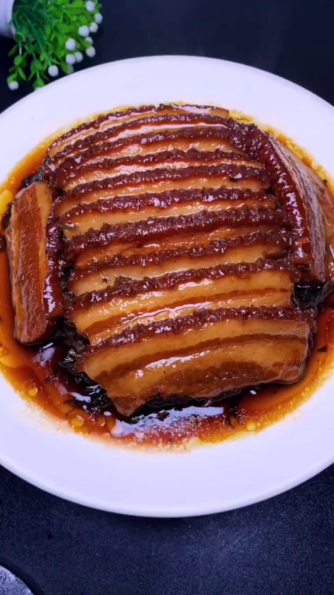 家乡特色美食#年夜饭早准备菜单,肥而不腻的梅菜扣肉