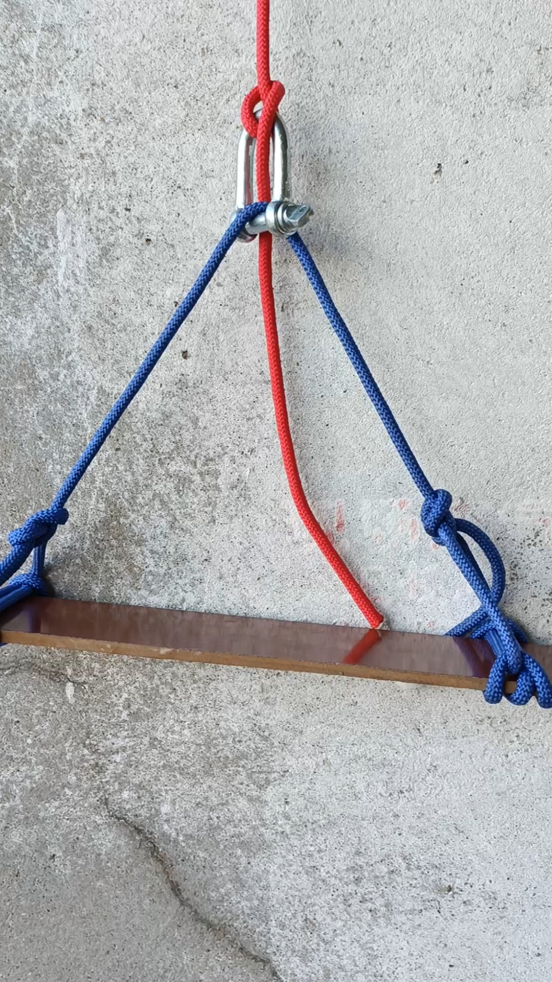 实用绳结#儿时常玩的秋千结打法