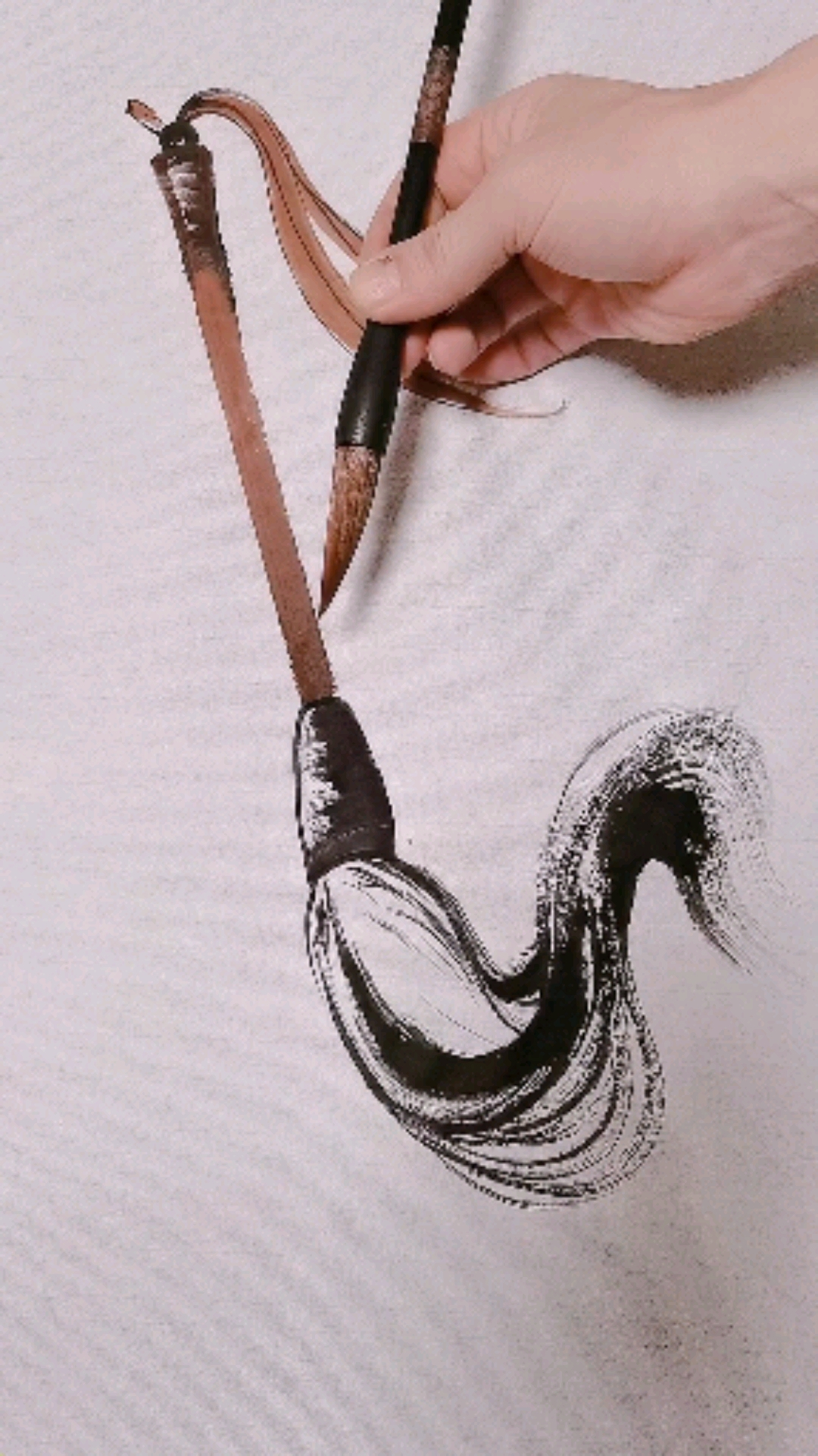 我要上热门#教你画拂尘