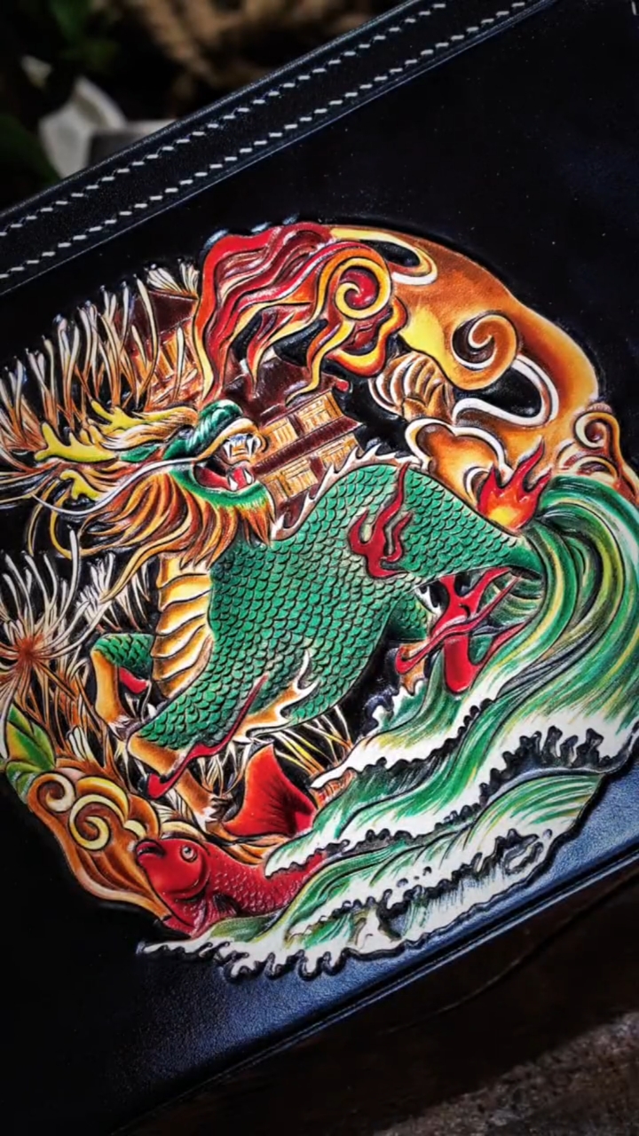 民间手艺人#快过年了,做个国风龙鹿牛马-风火麒麟!