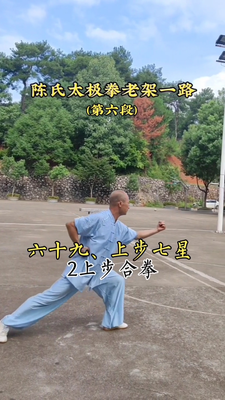 陈式太极拳陈氏太极拳老架一路第六十六式至七十一式
