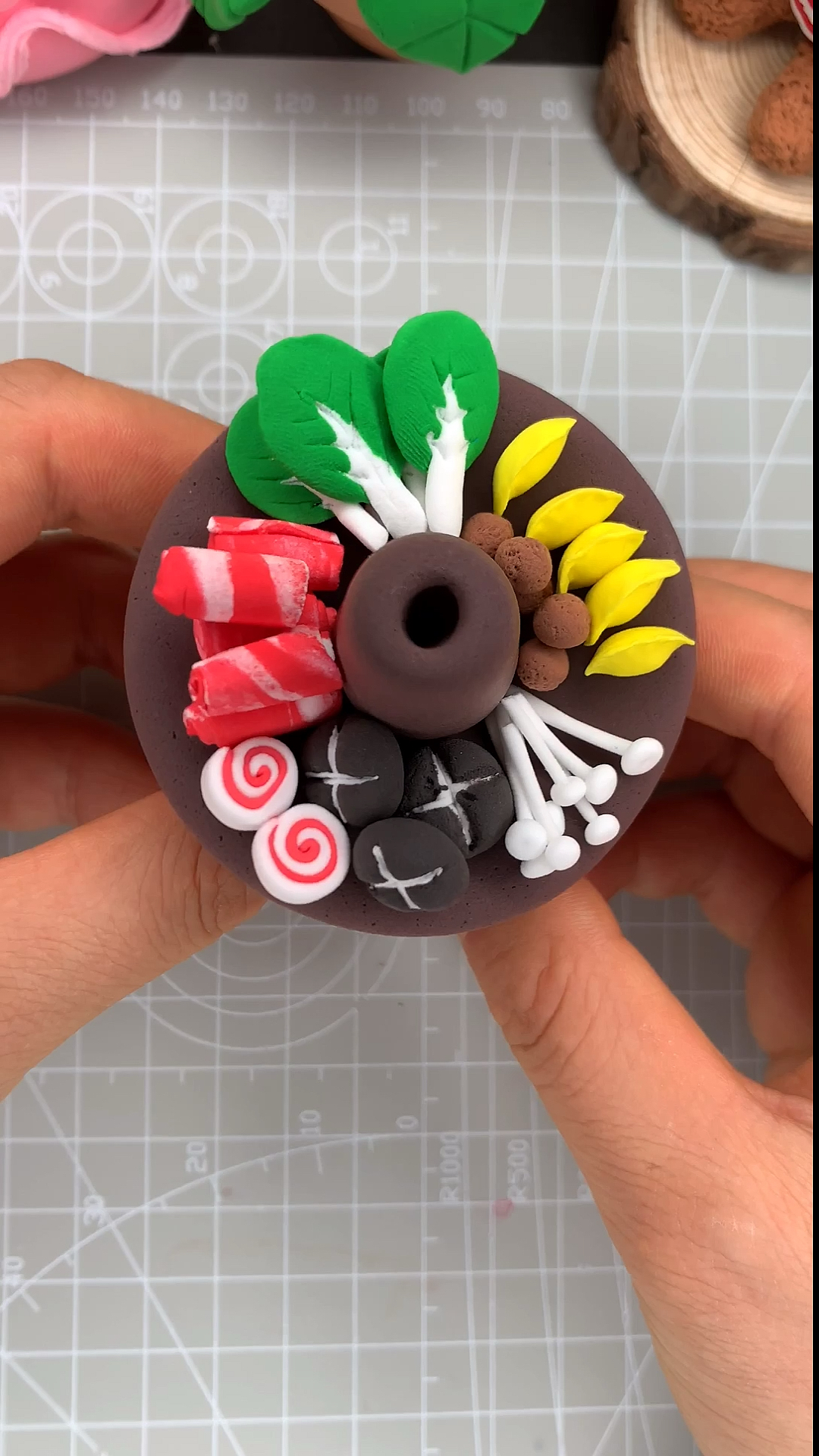 超轻粘土#小火锅哦