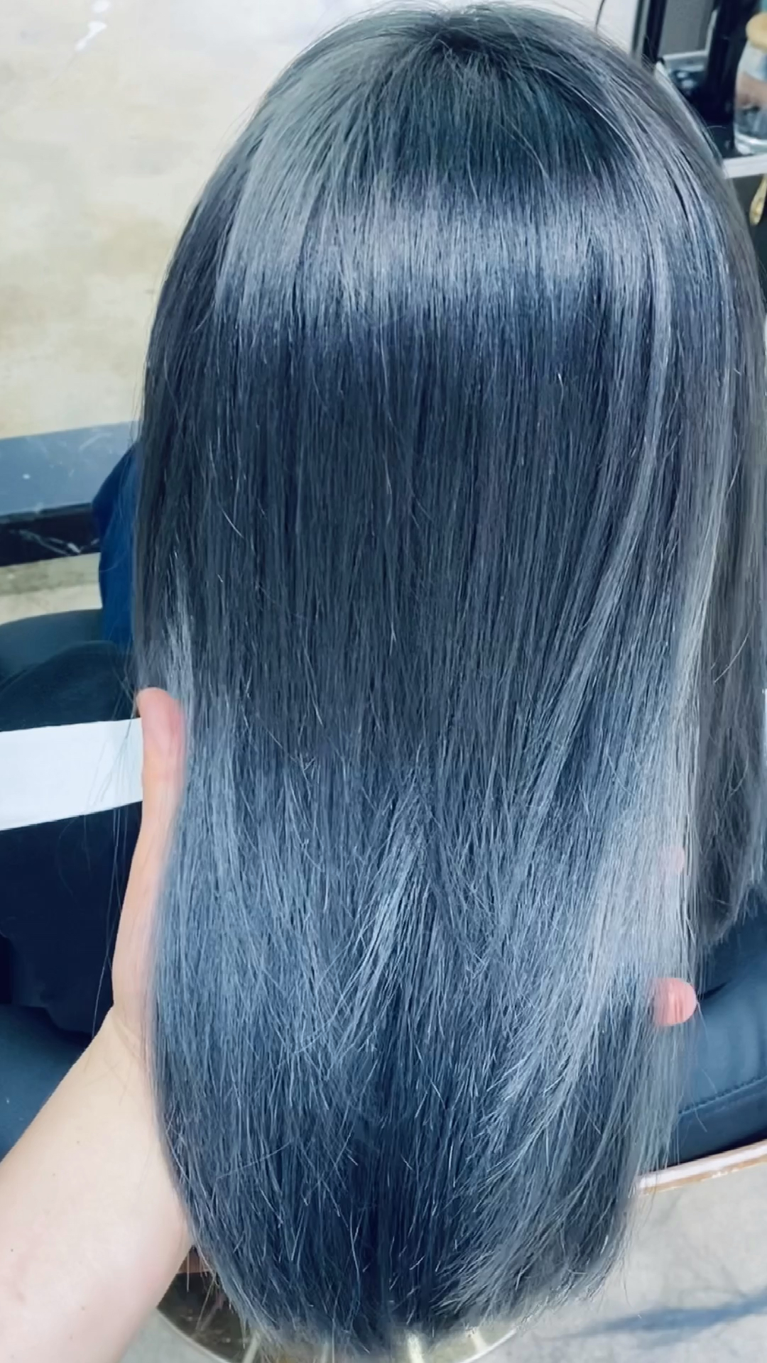 颜值大pk#潮流发色灰蓝色,显白有质感-度小视