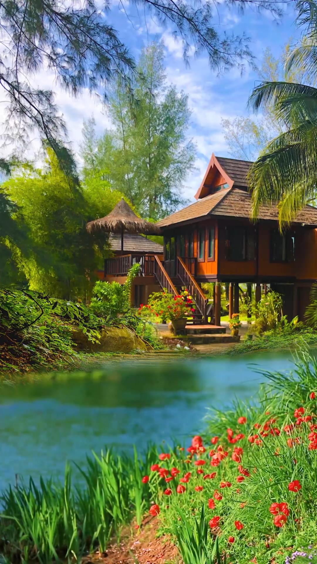 田园生活#诗一般的田园生活,日出而作,日落而息,是多么的惬意