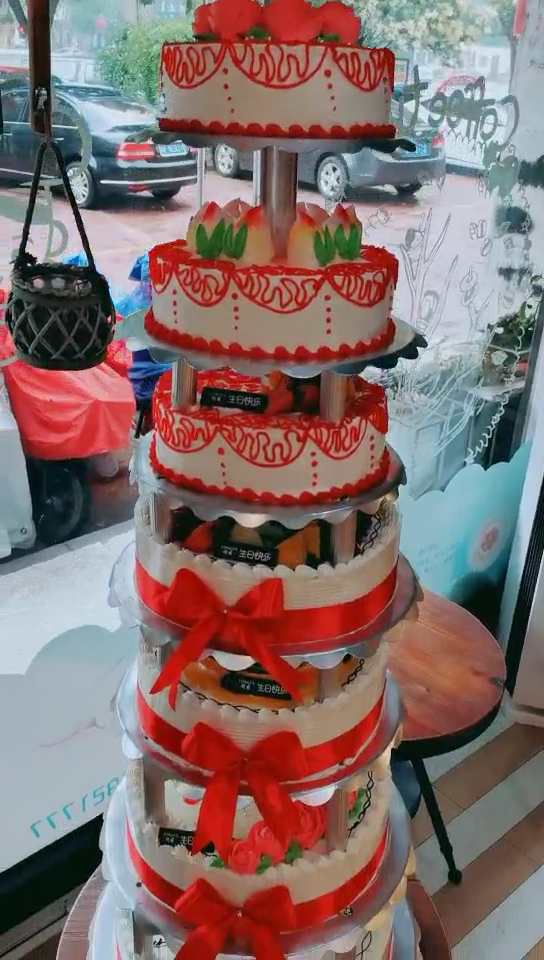 九层祝寿款大蛋糕