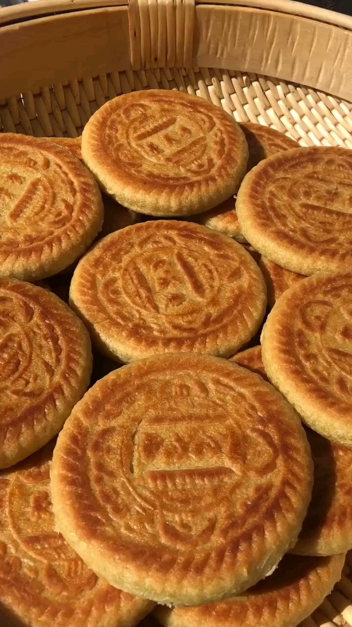 美食#空心月饼,香酥脆