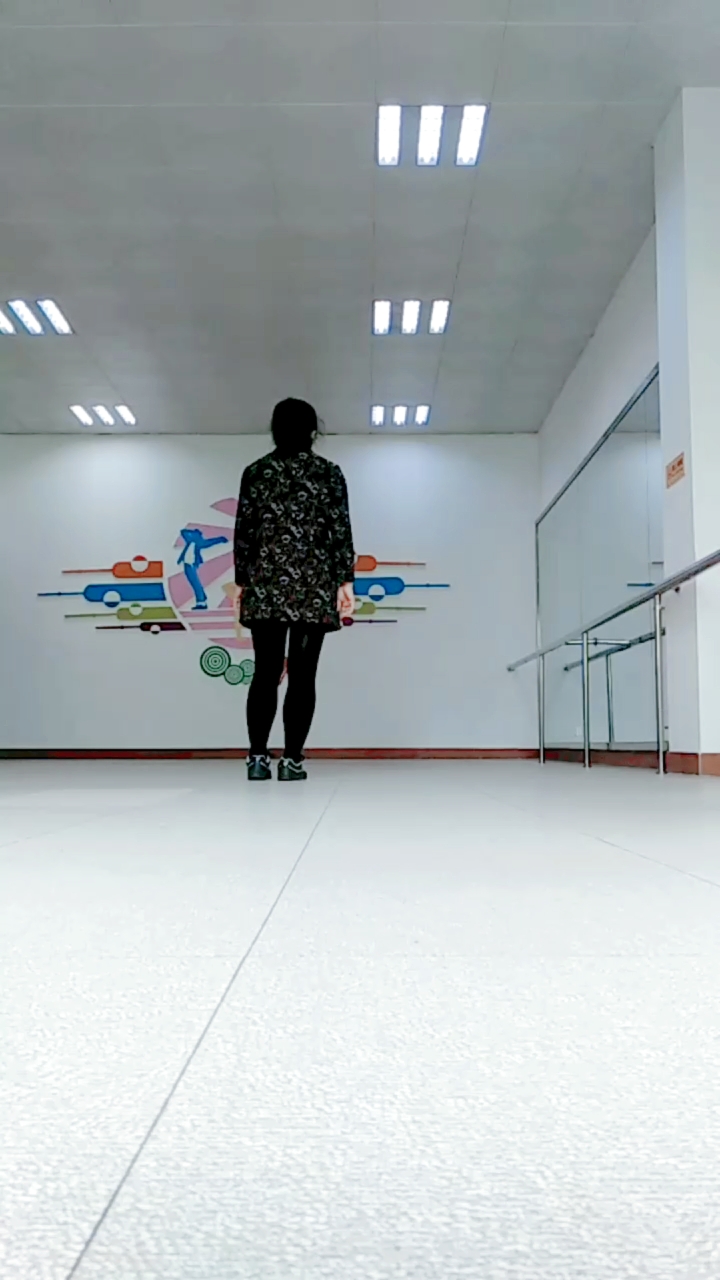 曳步舞基本步#波浪划练习中,你来我往,天天见.