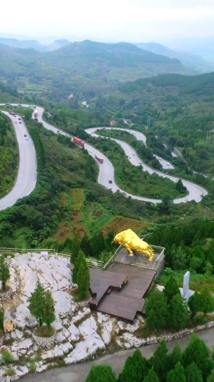 青州牛角岭盘山公路又称鲁中川藏线66号公路