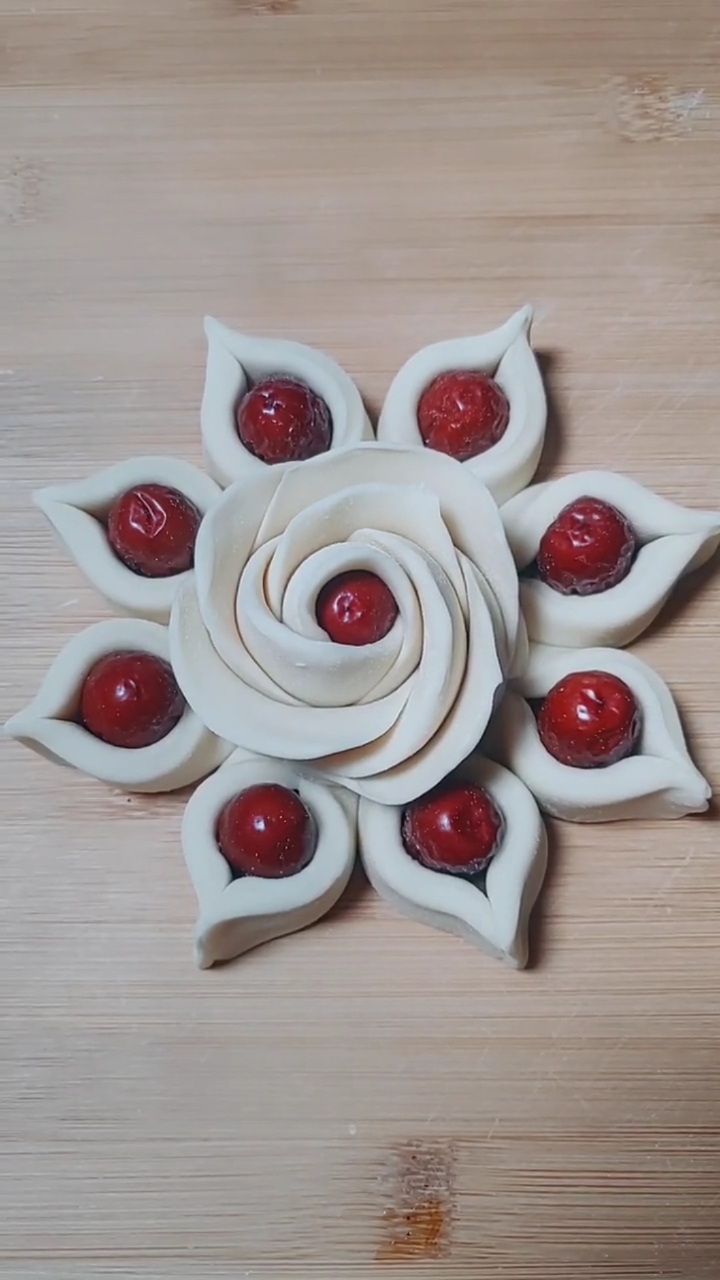 花样面点#过年了,教你怎样做花花!