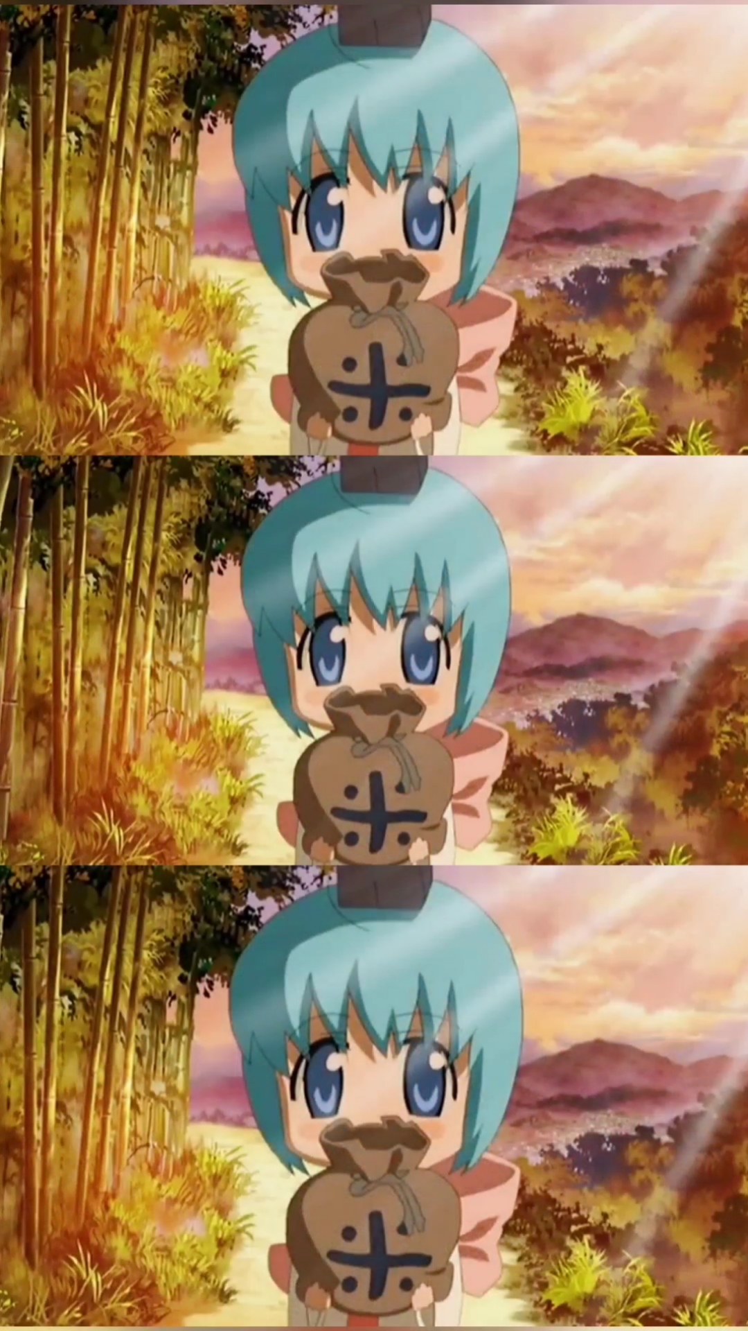 动漫备长炭辛苦换来的米就这样洒了一定很绝望吧