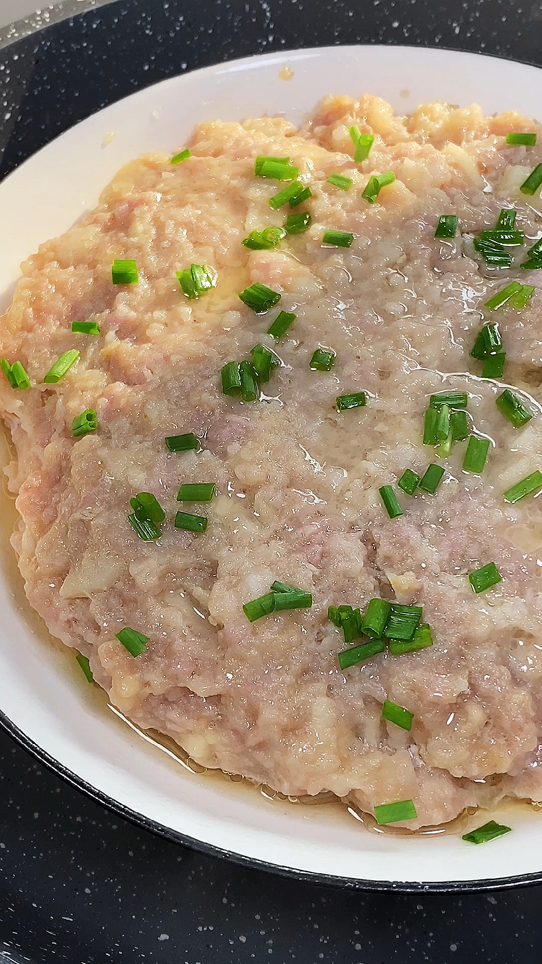 自制美食#冬天没胃口,试试这个马蹄蒸肉饼,开胃又下饭-度小视