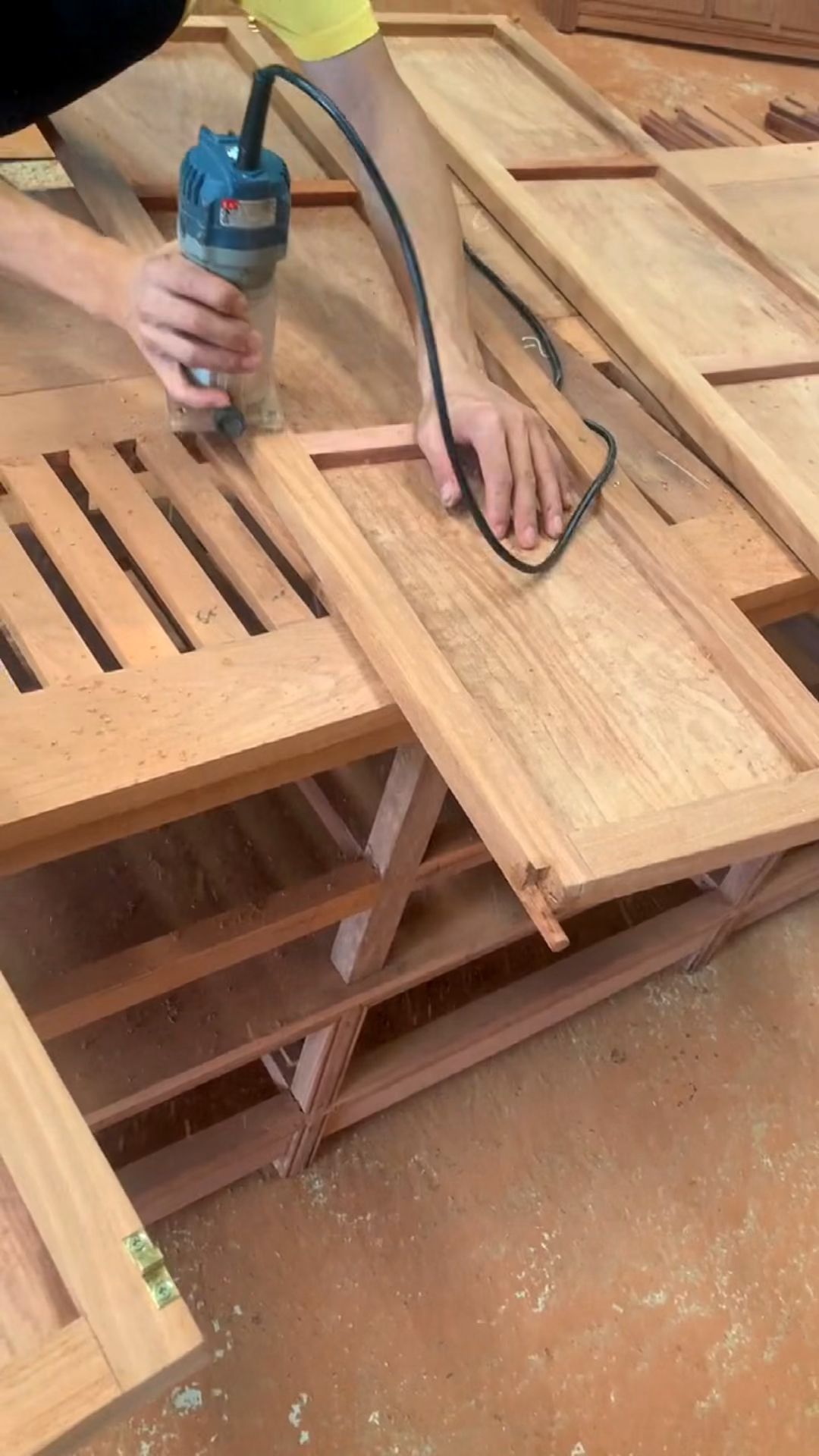 新启专项红木家具面板边角打磨处理机械打磨更加省时省力