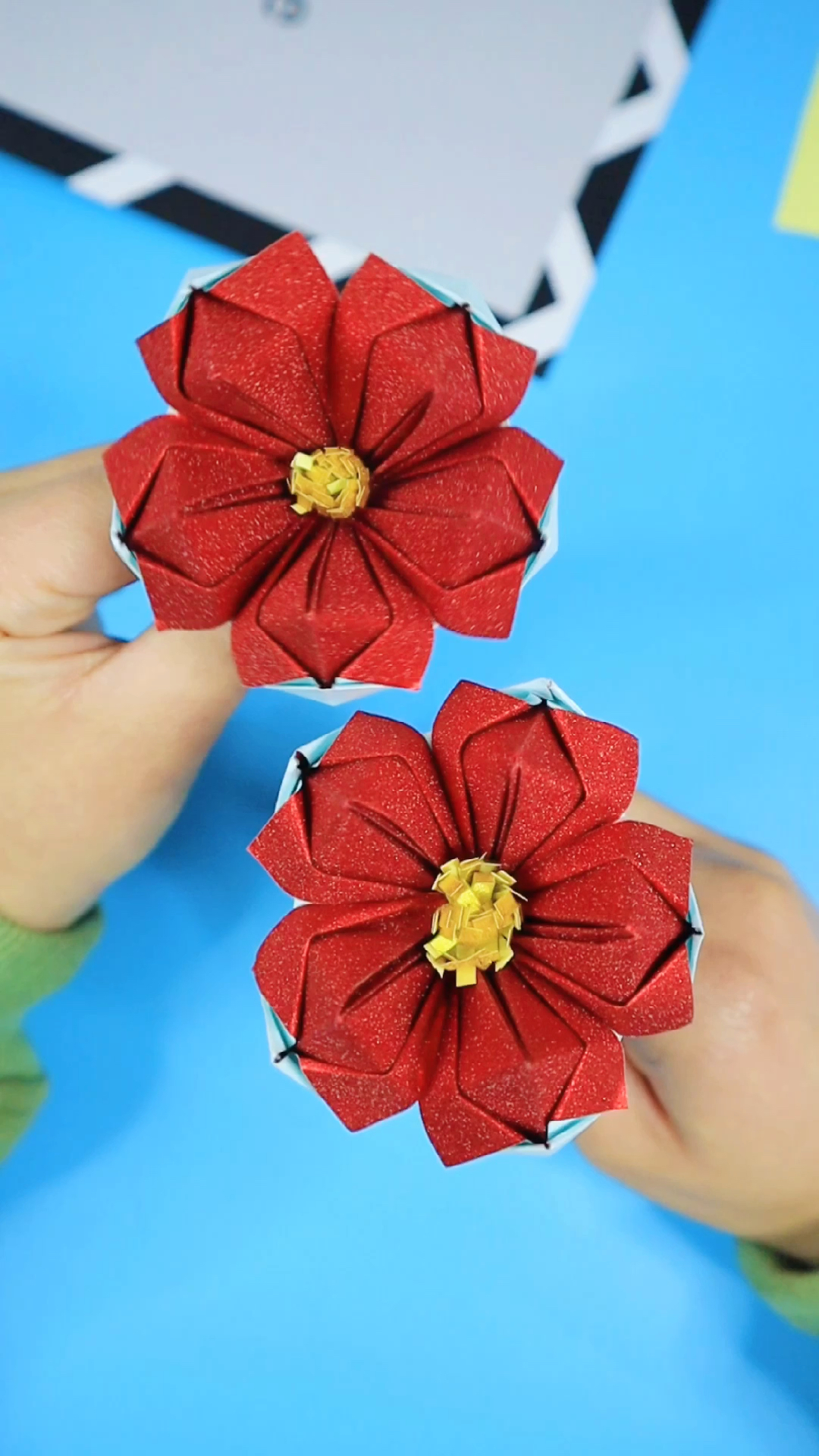 手工制作#送你一朵小红花