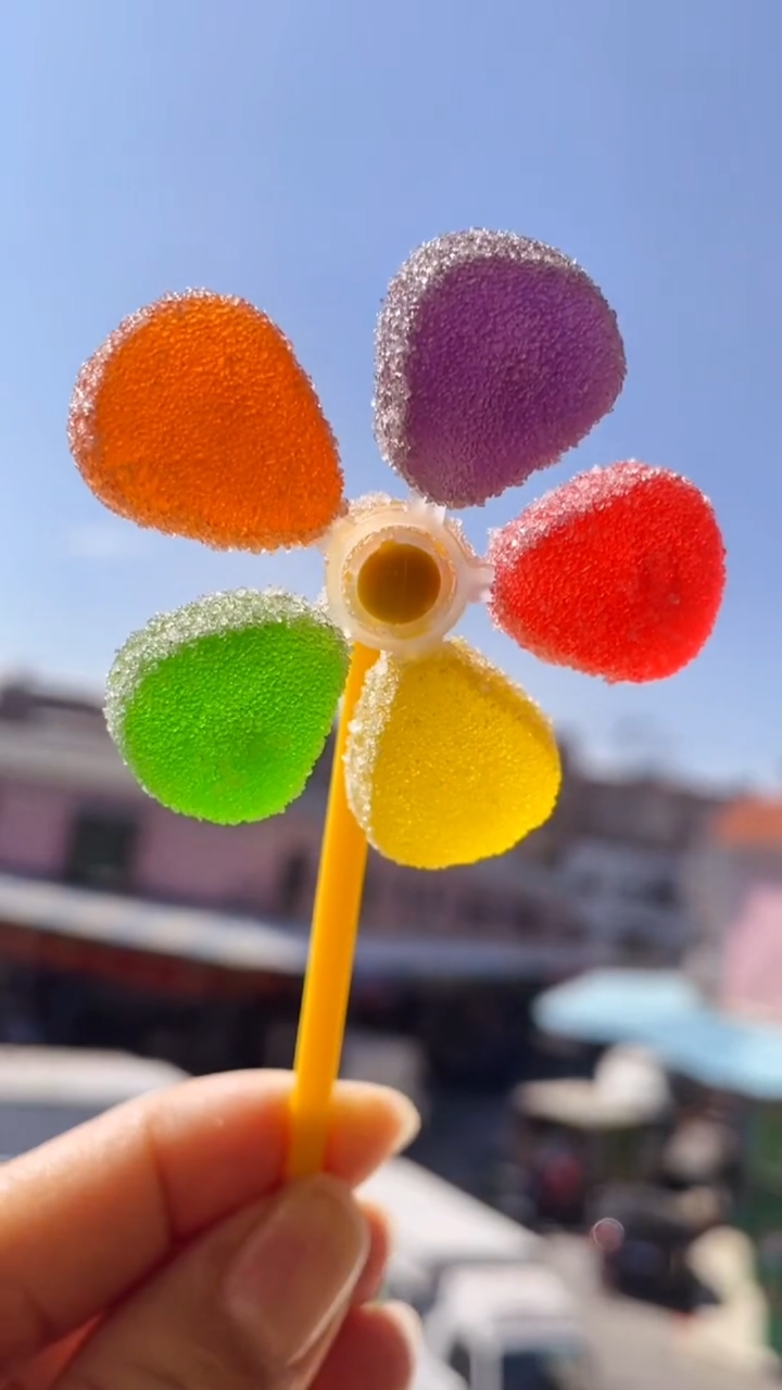 五彩风车糖