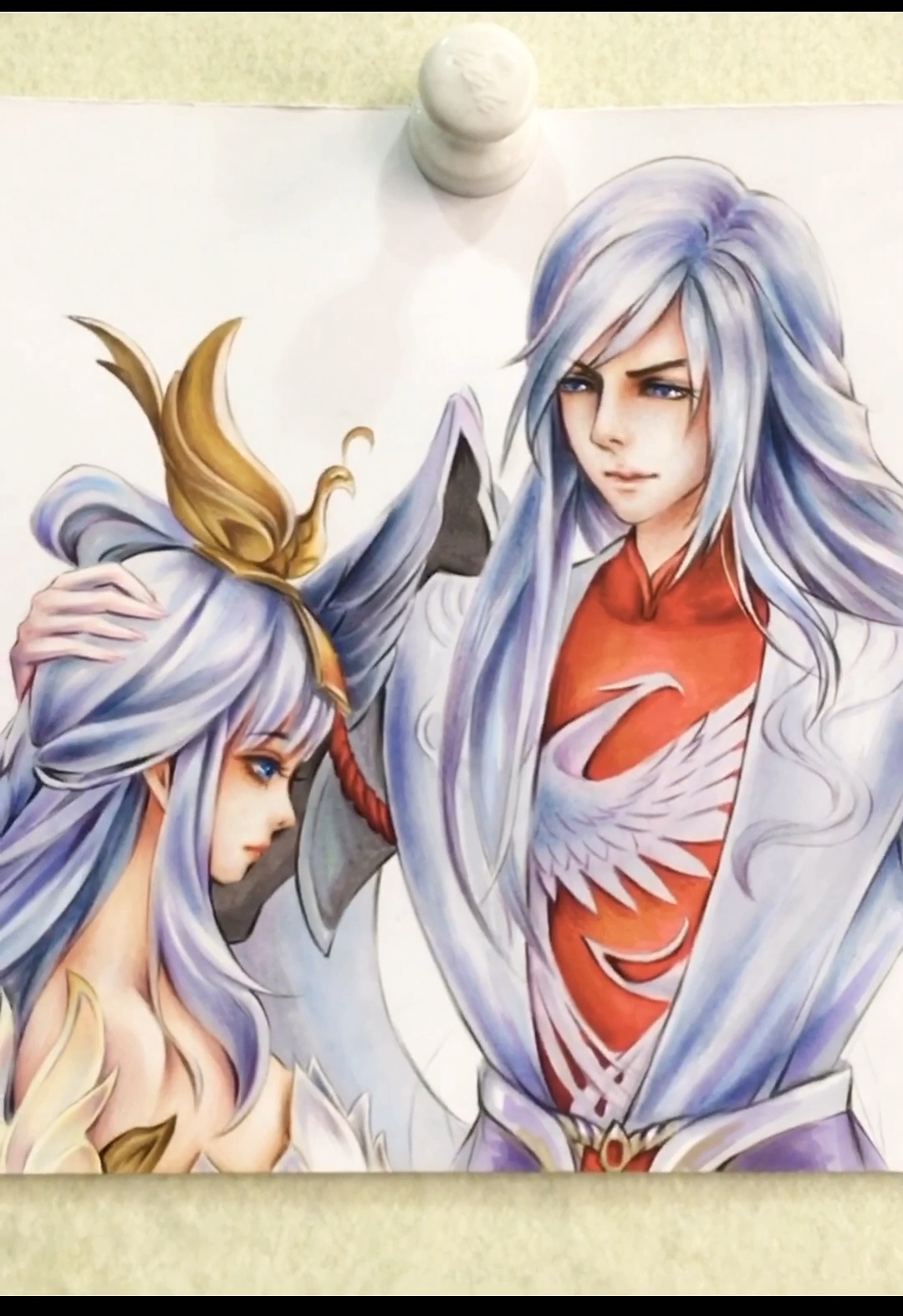 王者荣耀李白王昭君凤求凰#凤求凰