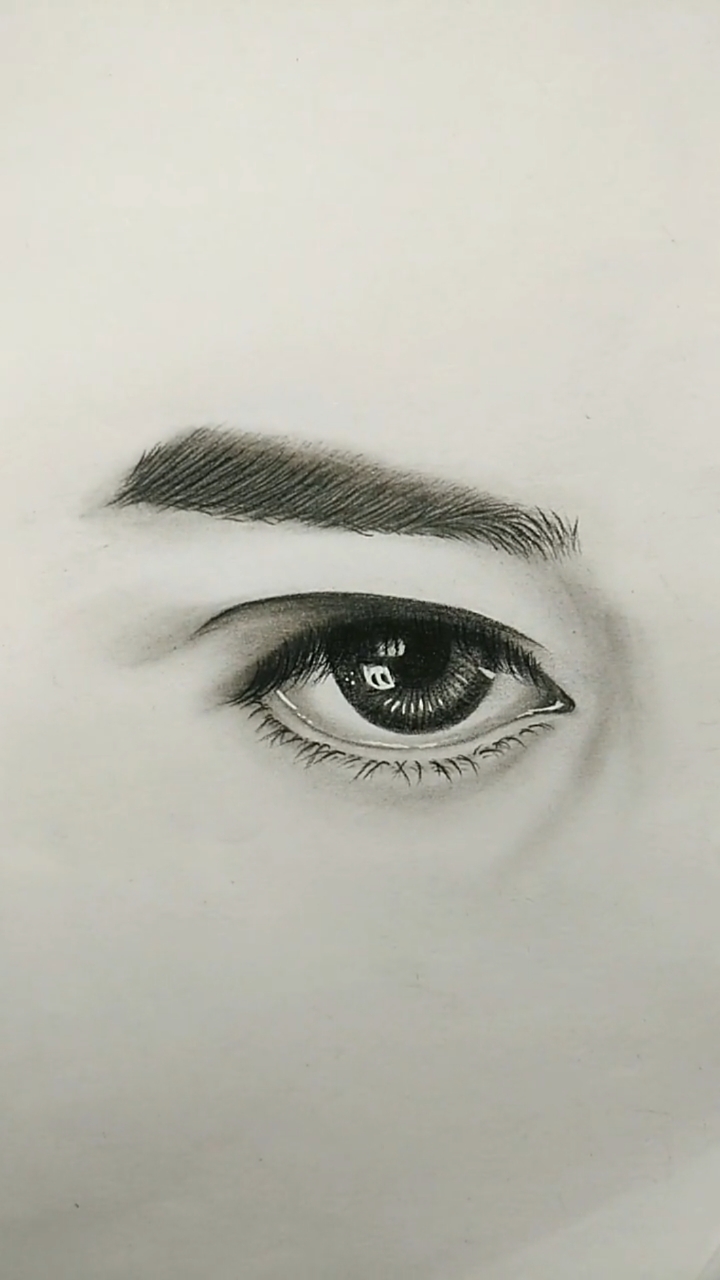 手绘#一个眼神就能看懂其中的意思,这才是美术的最高境界,这个眼神凶