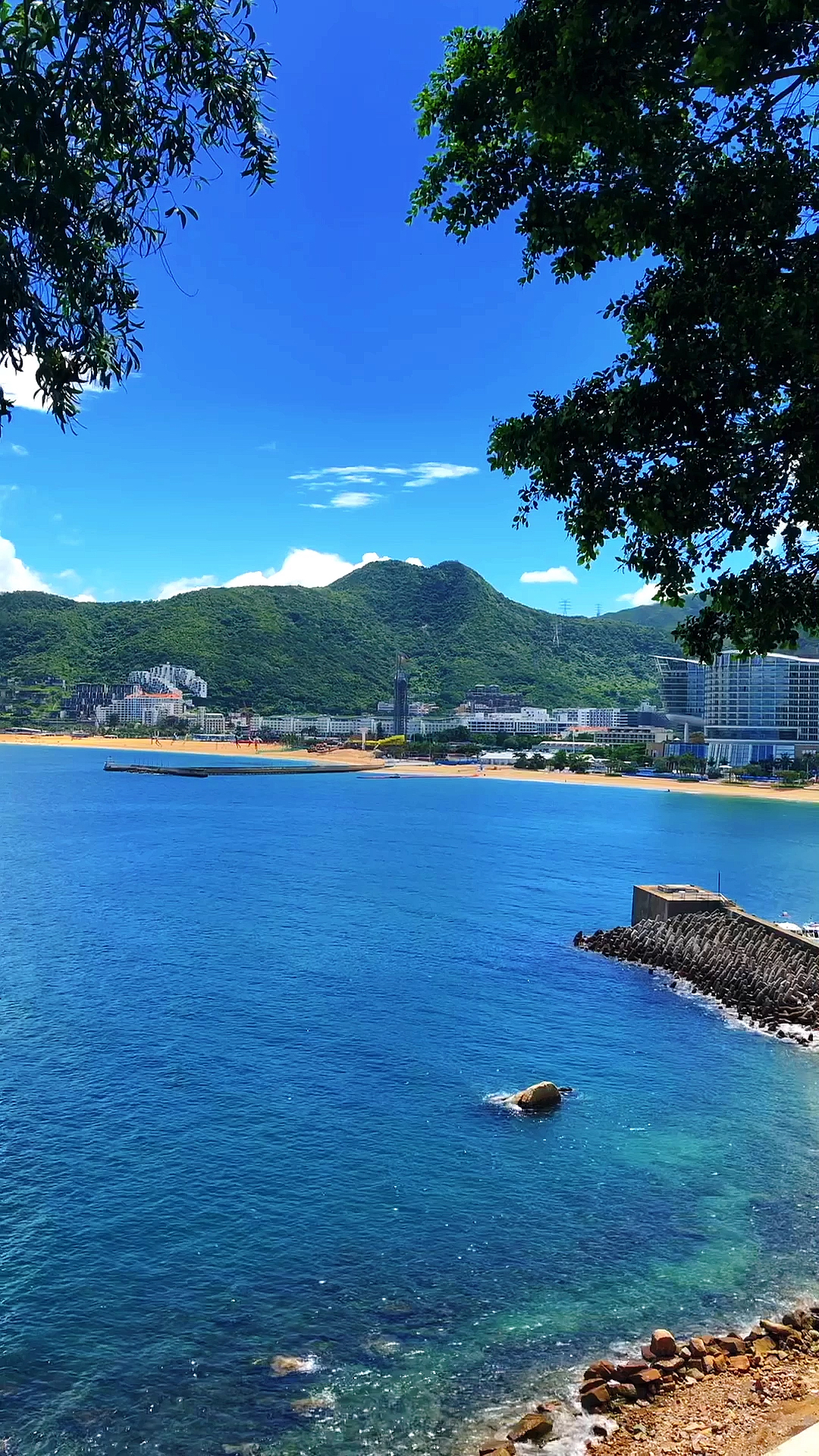深圳大梅沙美丽的海边风景