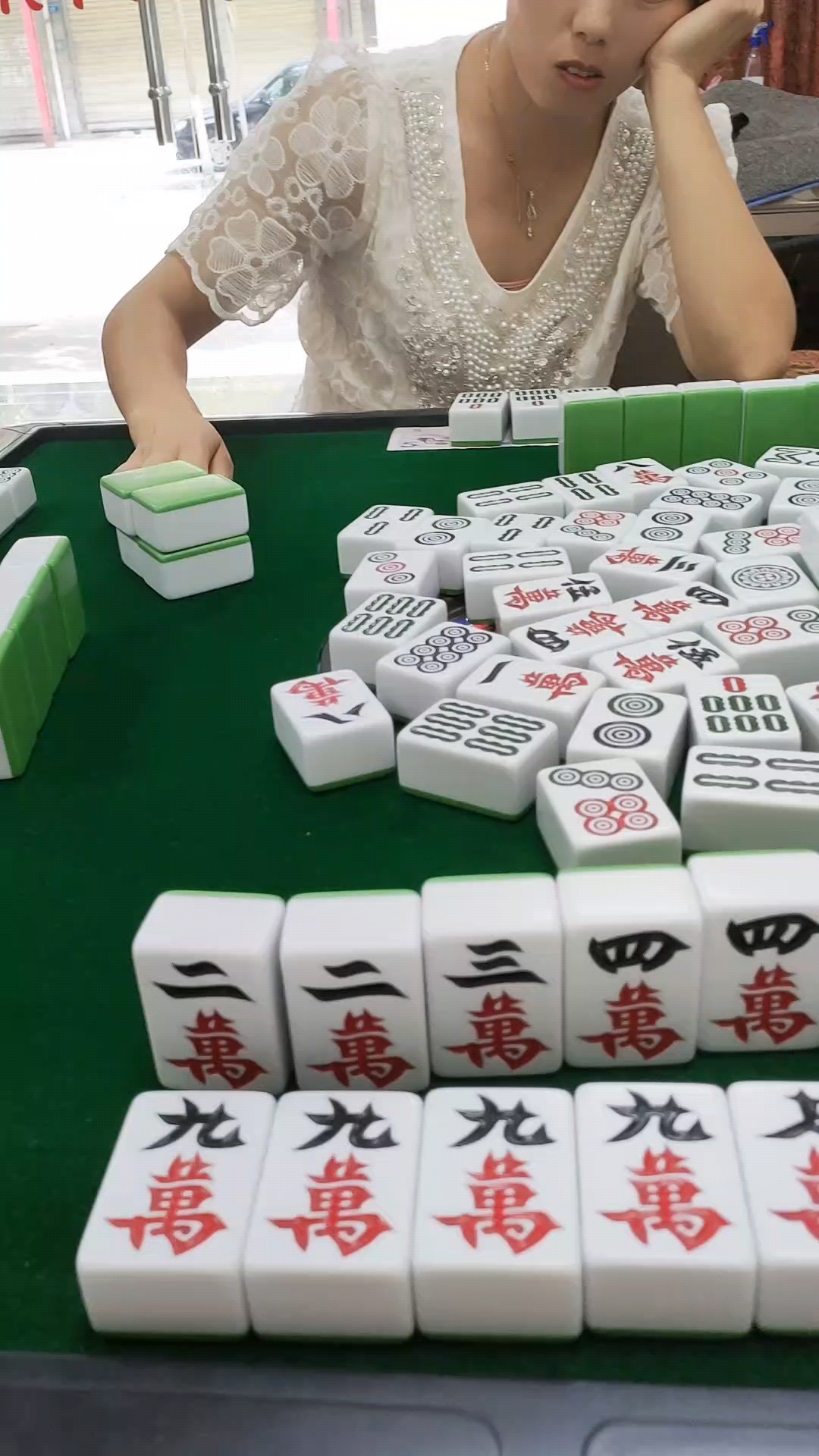 打麻将了#杀家搭子,看谁的手气好