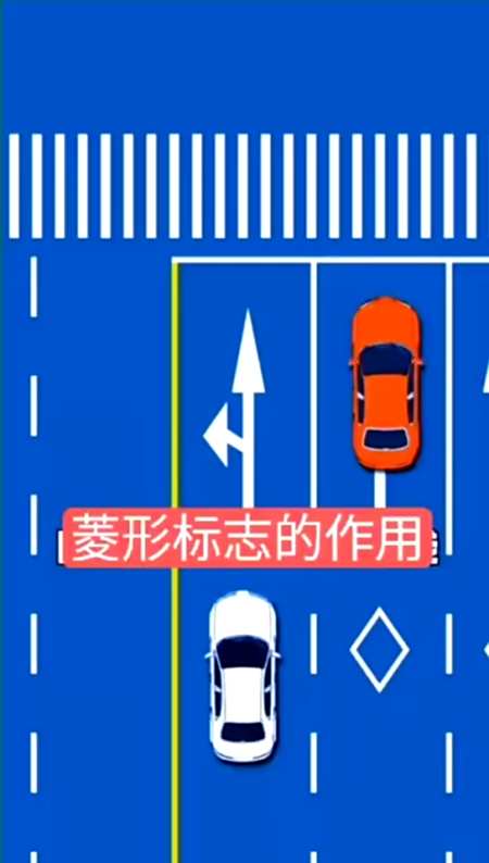 这些交通常识有必要学#你知道马路上菱形标准的作用吗?