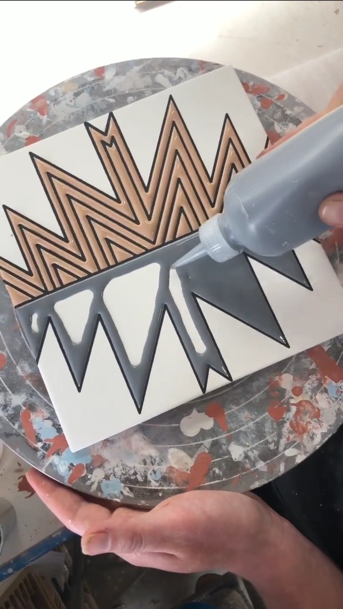 画画原来如此简单涂鸦瓷砖