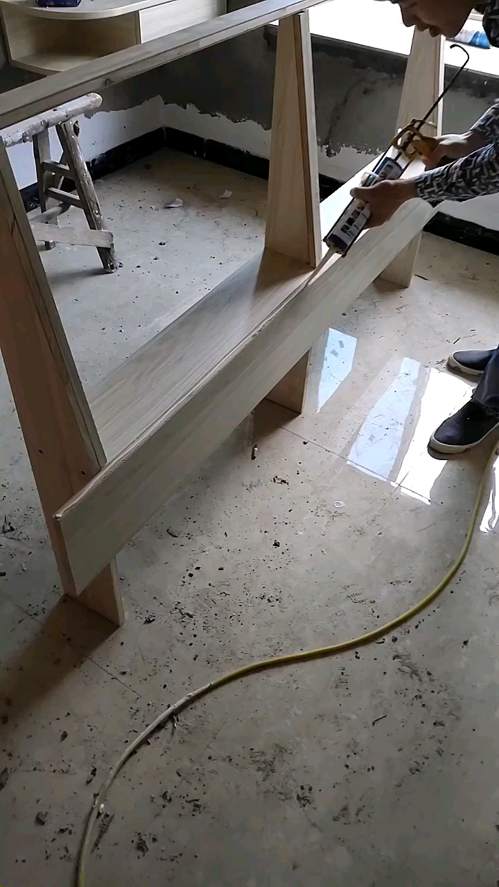 木工#床头设计组装