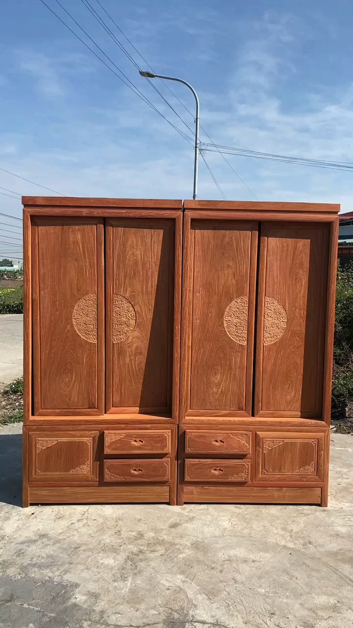 记录生活#大果紫檀木衣柜