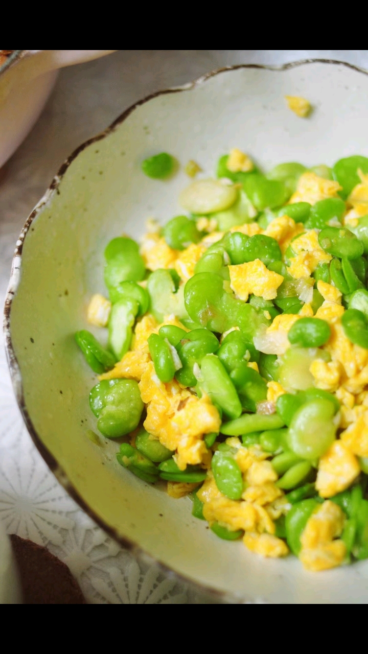 青豆炒蛋