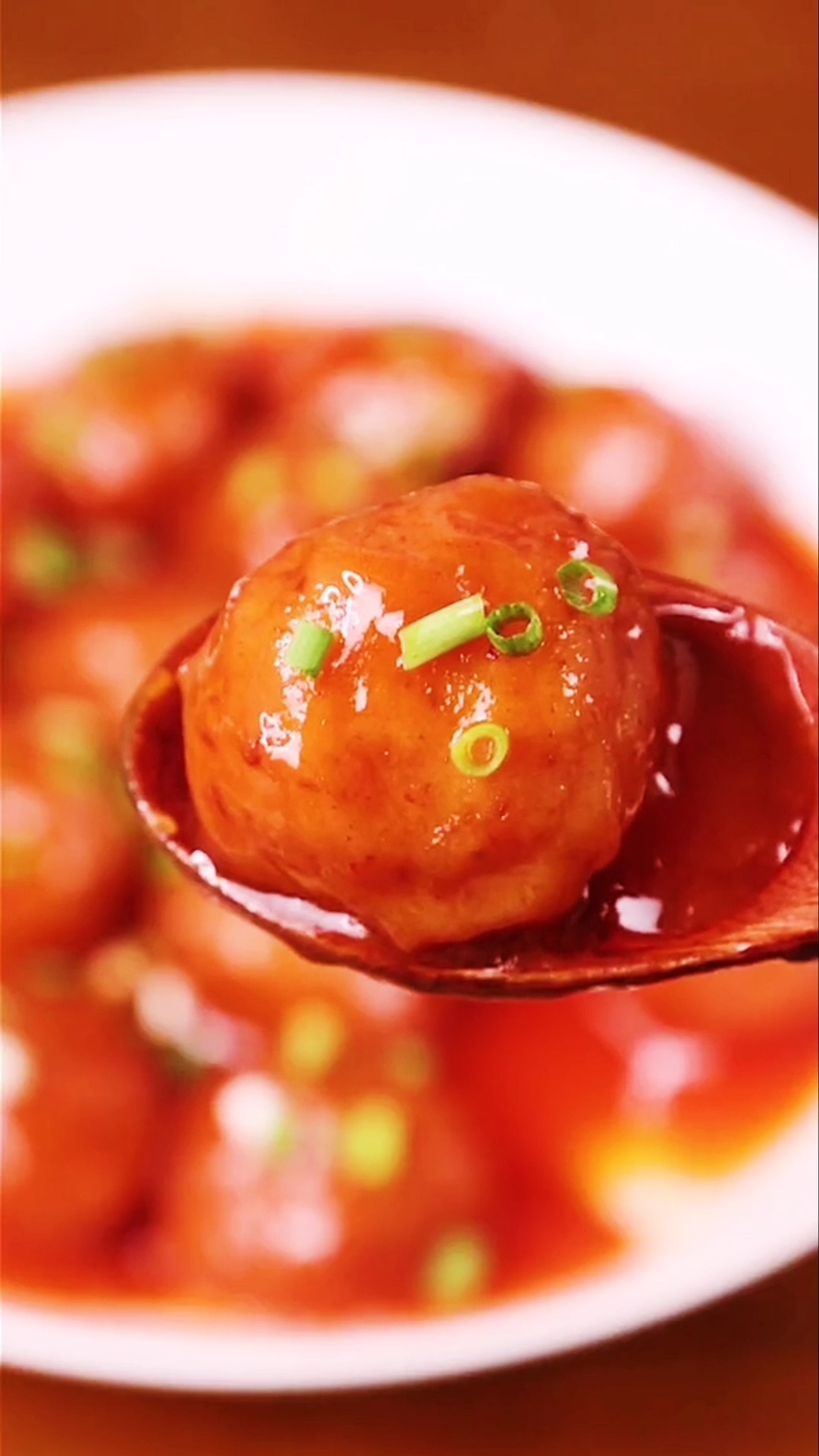 茄汁肉圆,好弹牙,好多汁